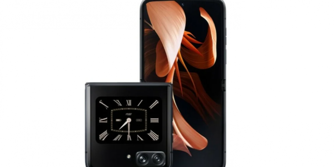 Design renderings for the Motorola Razr 2023 have leaked, showing a larger cover display and a foldable display without a hole-punch cutout