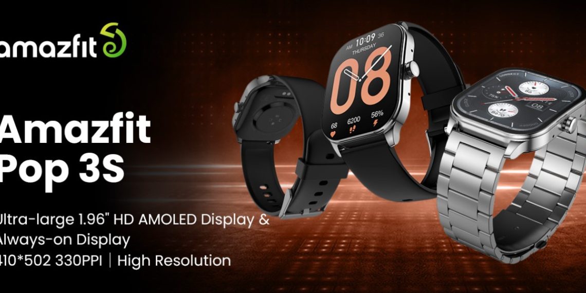 Amazfit Pop 3S - Feature-packed Smartwatch Launched in India with Bluetooth Calling, AMOLED Display, and More - Tech News India - Updates - Before You Take