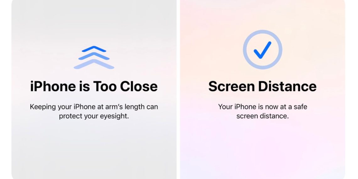 Guard Your Vision with iOS 17's Screen Distance Feature - Say Goodbye to Eye Strain and Nearsightedness! - Tech News India - Updates - Before You Take