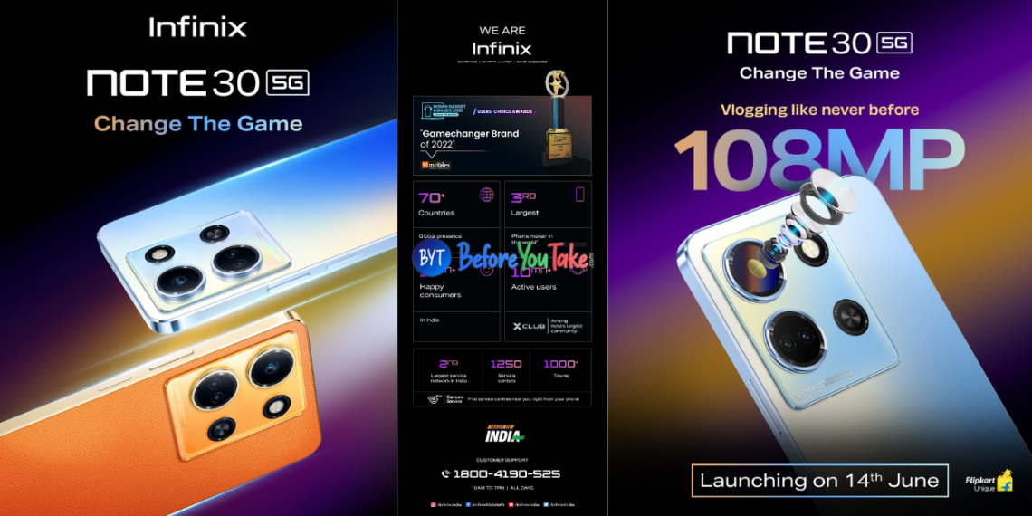 Infinix Note 30 5G Confirmed for India Launch on June 14 - Specifications and Availability Details - Tech News India - Tech Updates - Before You Take (1)