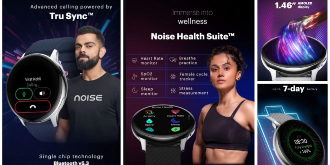 NoiseFit Vortex - A Feature-Packed Smartwatch with AMOLED Display Launched in India - New Launch - Tech News India - Tech Updates - Before You Take