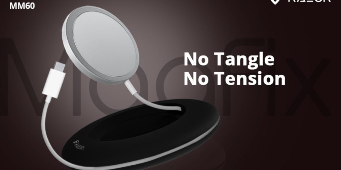 RAEGR MagFix MM60 Cable Organizer Dock - Streamline and Safeguard Your Apple MagSafe Charging Setup - New Launches - Tech News India - Before You Take