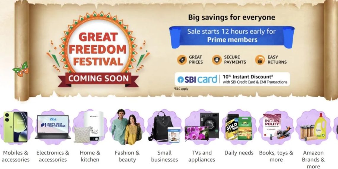 Amazon Great Freedom Festival Sale 2023 - Best Deals on Mobiles, Laptops, Smart TVs, and More! - Tech News India - Updates - Online Shopping - Before You Take