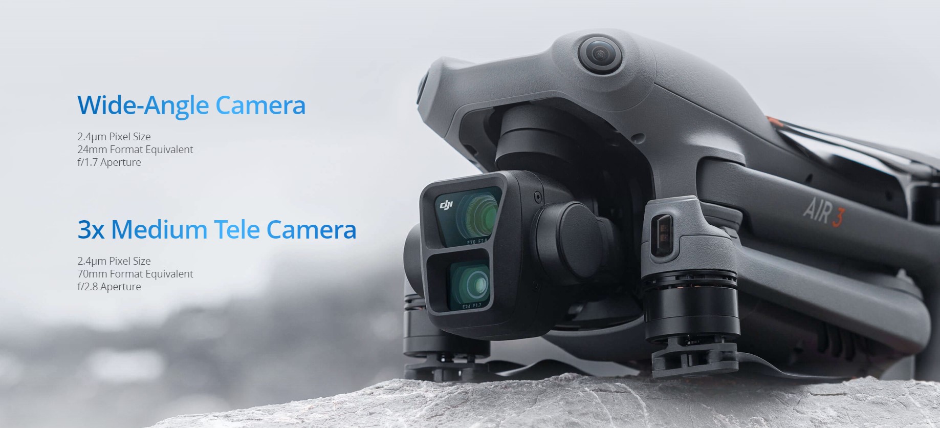DJI Air 3 Drone Unveiled - Dual 4K Cameras and Advanced Features Set to Elevate Aerial Photography - Tech News India - Updates - New Launch - Before You Take 1