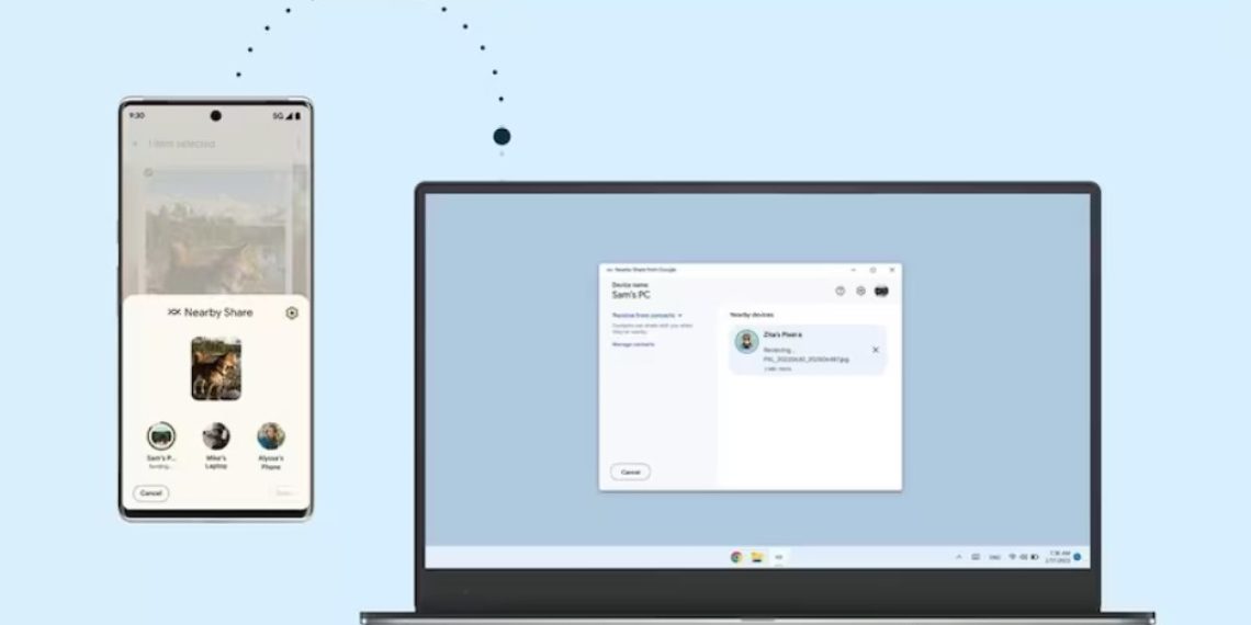 Google's Nearby Share App Now Available for Windows - Seamless File Sharing Between Android and PC - Tech News India - Updates - Before You Take