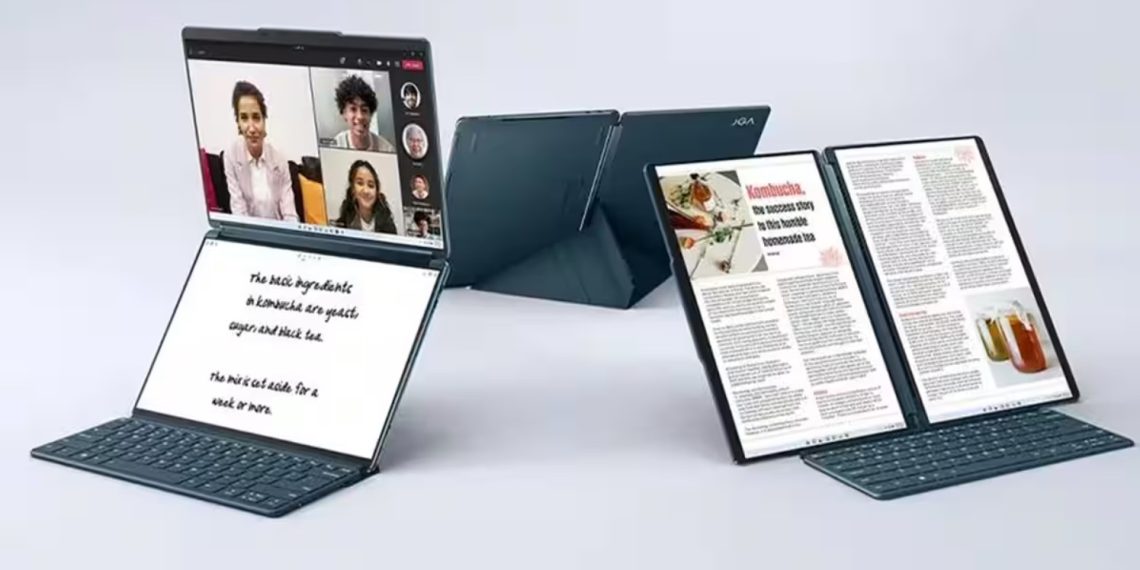 Lenovo Yoga Book 9i Launched in India - A Dual-Screen Laptop with Dual Full-Sized OLED Displays and Intel Evo Platform - Tech News - Updates - Before You Take
