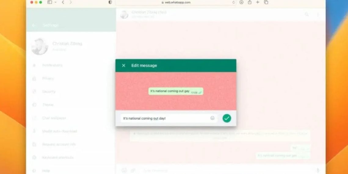 Mastering Message Editing - A Comprehensive Guide to Editing Sent Messages on WhatsApp Web - Tech News India - Updates - Software Update - Before You Take