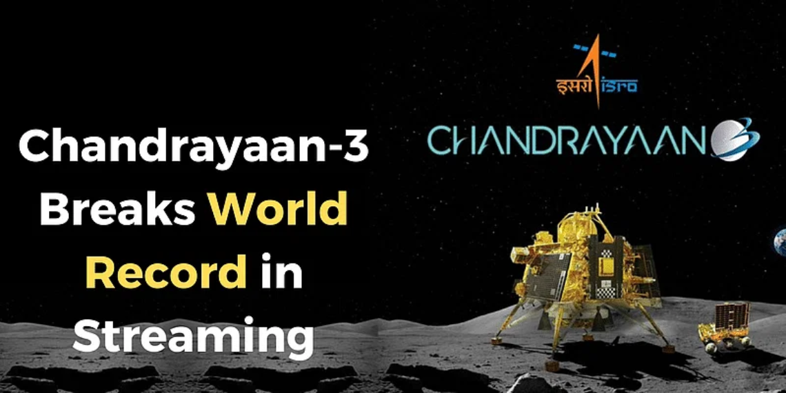 Chandrayaan-3's Historic Lunar Landing Breaks YouTube Record with Over 8 Million Live Viewers - Space News India - Updates - Tech - Community - Before You Take