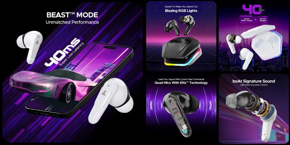 Experience Gaming Excellence with boAt's Airdopes Immortal 161 - Unveiling RGB-Lit Wireless Earbuds - Tech News India - Updates - TWS Earbuds - Before You Take