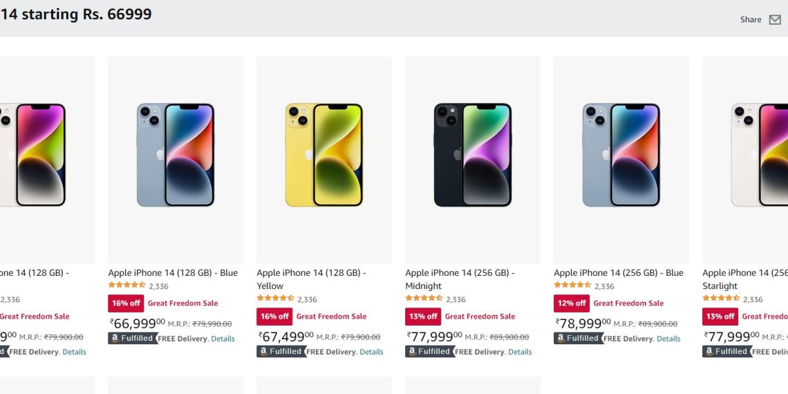 Get the iPhone 14 at an Unbeatable Price During Amazon Great Freedom Festival Before iPhone 15 Launch - Tech News India - Updates - Before You Take
