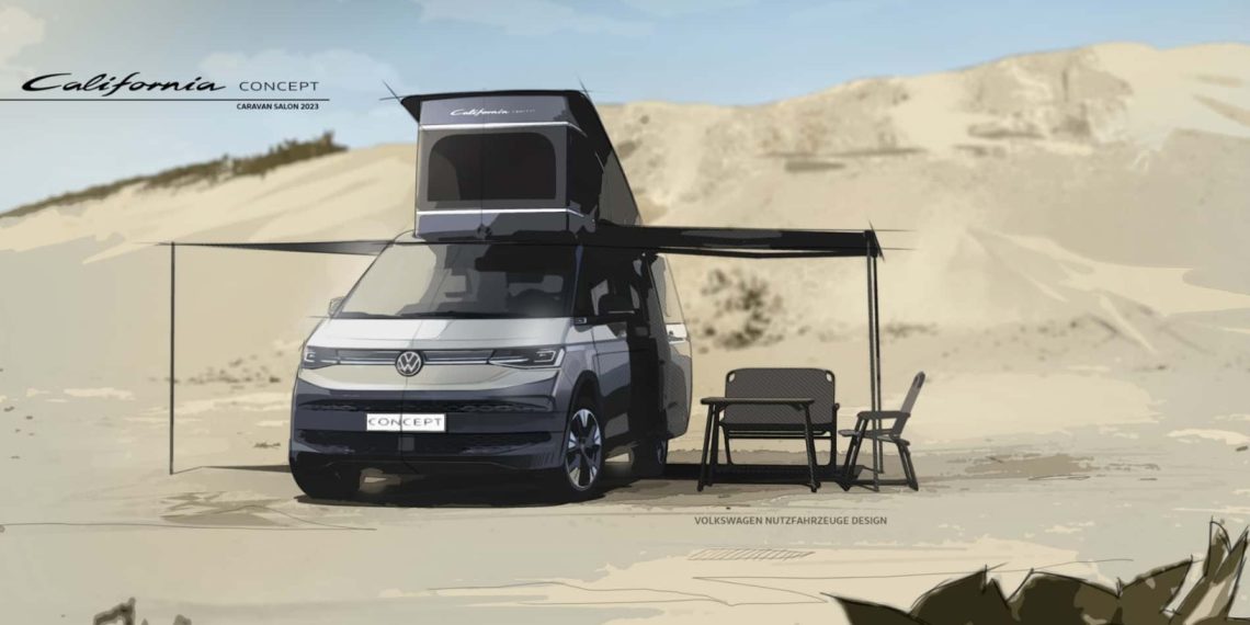 Volkswagen Unveils Exciting Plug-in Hybrid California Camper Concept for Sustainable Travel - EV Tech News India - Updates - Electric Vehicles - Before You Take