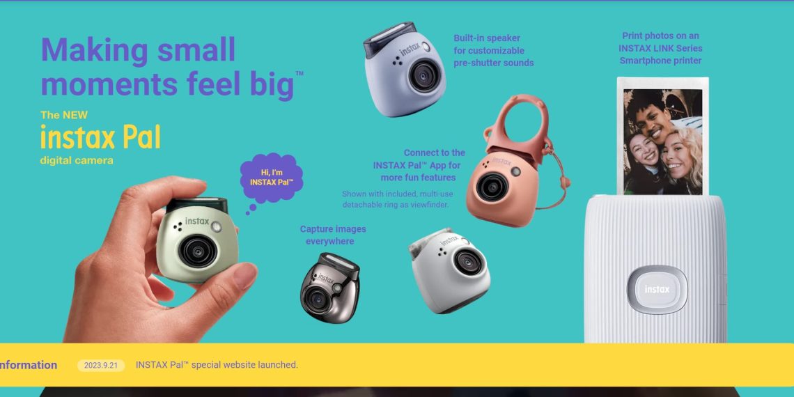 Fujifilm Instax Pal - A Pocket-Sized Digital Camera for Instant Photo Printing with Instax Link 2 Printer Bundle - Tech News - Updates - Before You Take