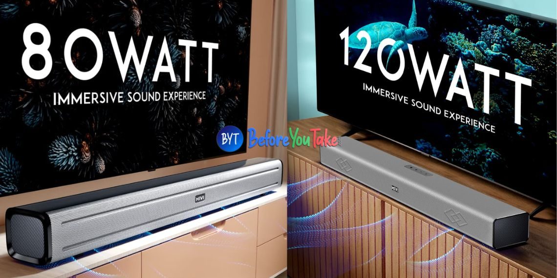 Mivi Launches Fort S80 and S120 Soundbars - Power, Connectivity, and Premium Design - Tech News India - Updates - New Launch - Before You Take (1)