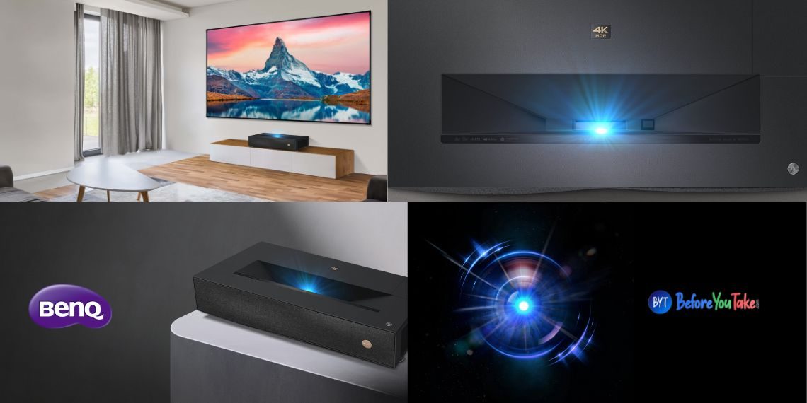 BenQ Unveils V5000i 4K RGB Laser TV Projector in India - An Immersive Cinematic Experience with Dolby Atmos and Android TV - Tech News - Before You Take