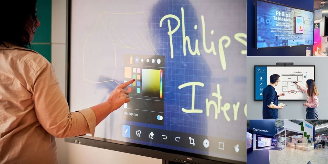 DIDAC India 2023 Philips Unveils Professional Displays Enhancing Learning Environments with 4K Resolution and Anti-Glare Technology - Tech News - Updates - Befoe You Take