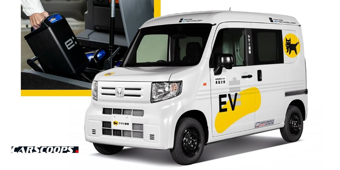 Honda MEV-Van Electric Delivery Concept with Removable Batteries Set to Revolutionize Logistics - Electric Vehicles News - Before You Take