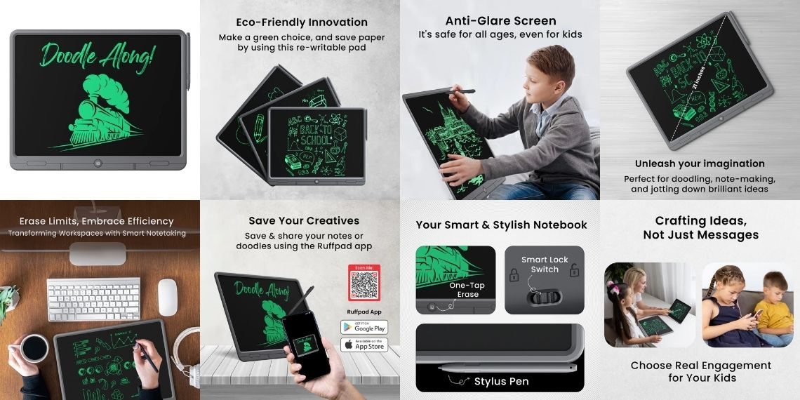 Portronics Ruffpad 21 - Launched in India at INR 2,149, Unleash Creativity with a 21-Inch Digital Canvas - Tech News - Updates - Before You Take