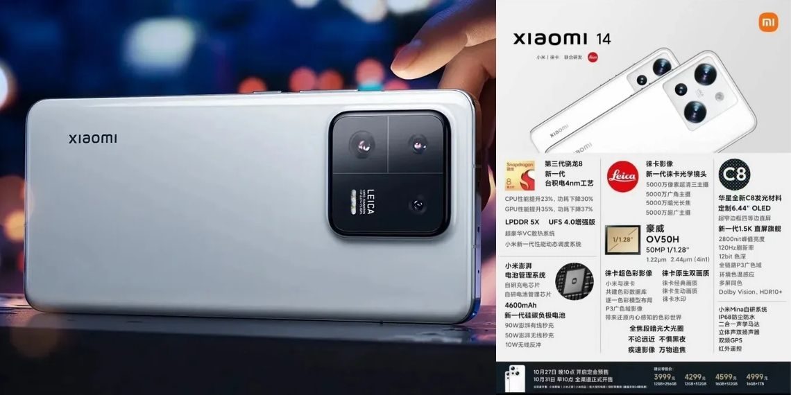 Xiaomi 14 Leaks - Launch Date, Price, and Specs - Redefining Innovation in the Smartphone World - Tech News - Updates