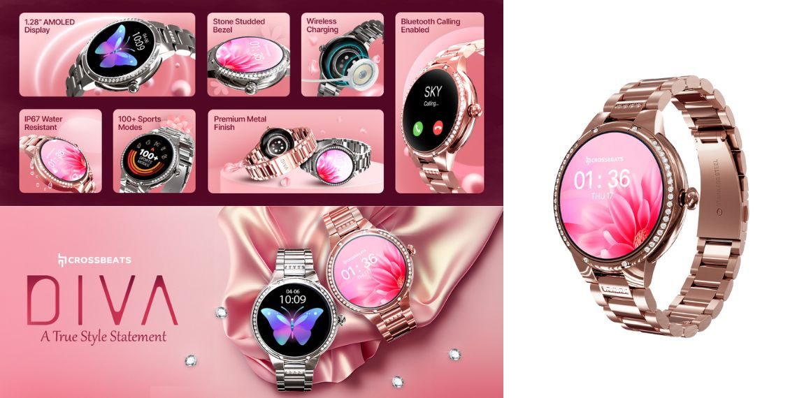 Crossbeats Diva Smartwatch Launched with Impressive Specs, Features, and Pricing - Latest Tech News - Updates - Before You Take