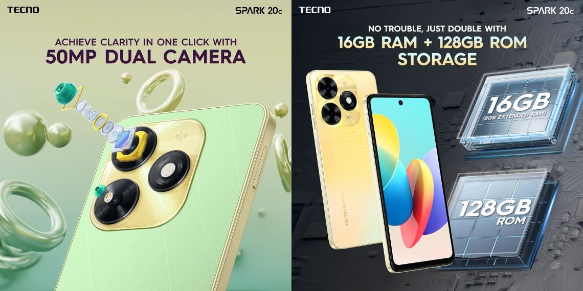 Explore the Tecno Spark 20C - Complete Specs Revealed for the Budget 50MP Camera Phone - Tech News - Updates - Gadgets - Mobile - Before You Take