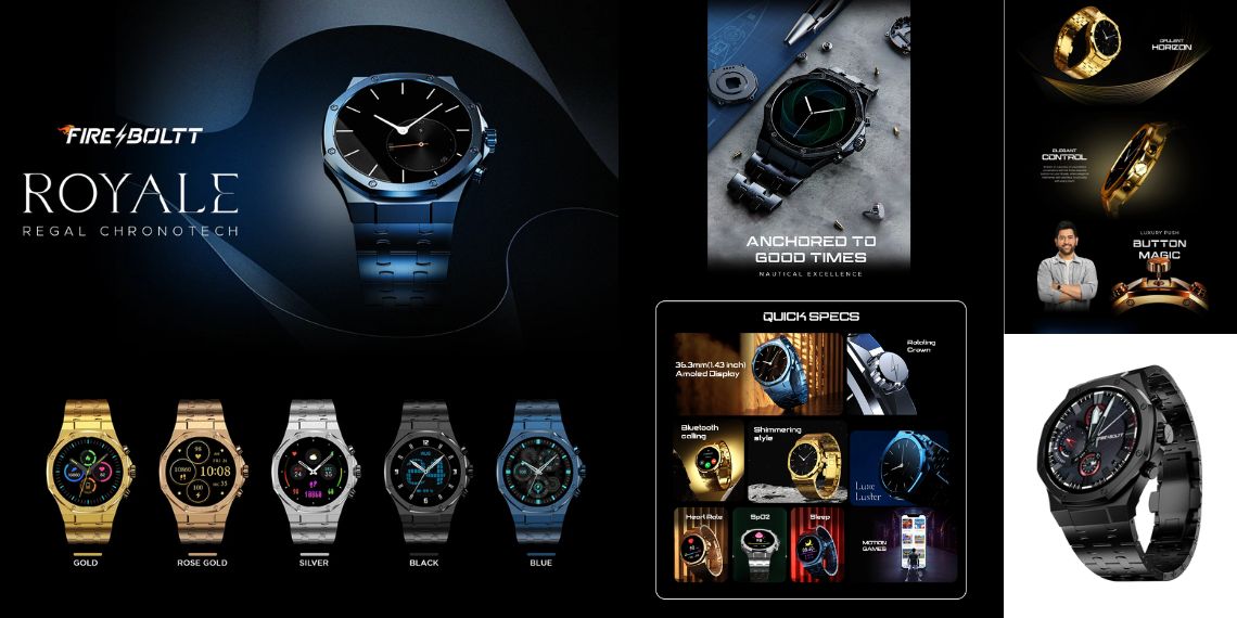 Fire-Boltt Royale Launched: AMOLED Display, Health Tracking, 4GB ...