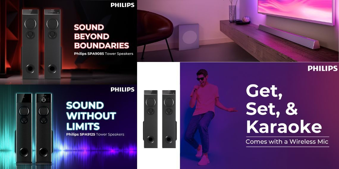 Philips Unveils Six New Speaker Models in India, Offering Music Lovers a Range of Audio Solutions - Tech News - Updates - Before You Take