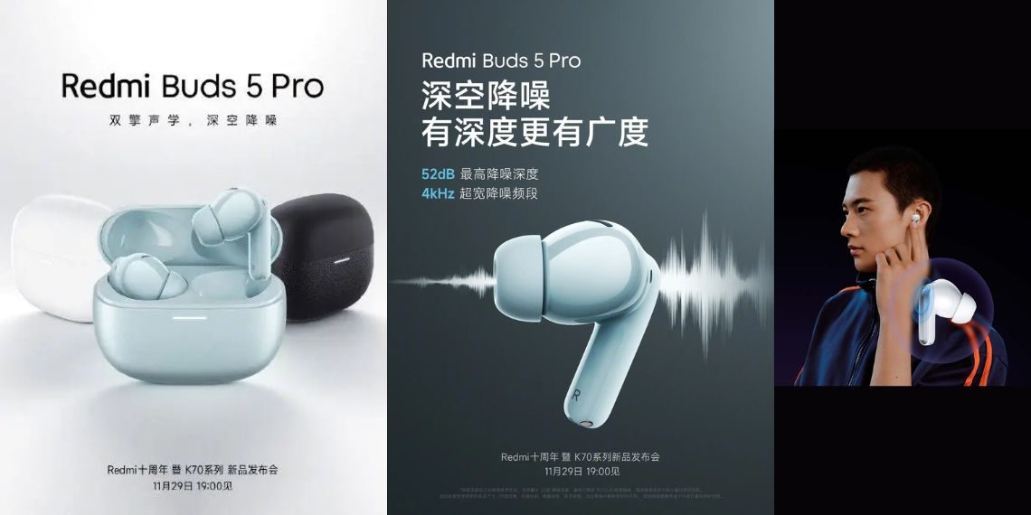 Redmi Buds 5 Pro - Cutting-Edge Audio Tech and Enhanced Features Revealed Ahead of Launch! - Tech News - Updates - Gadgets - Before You Take