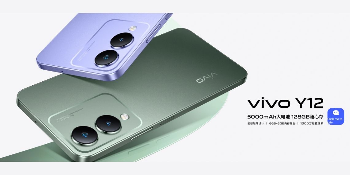 Vivo Y12 Unveiled MediaTek Helio G85, 5000mAh Battery, OriginOS 3.0, Android 13, 13MP Rear Camera, and 60Hz LCD Display with Waterdrop Notch