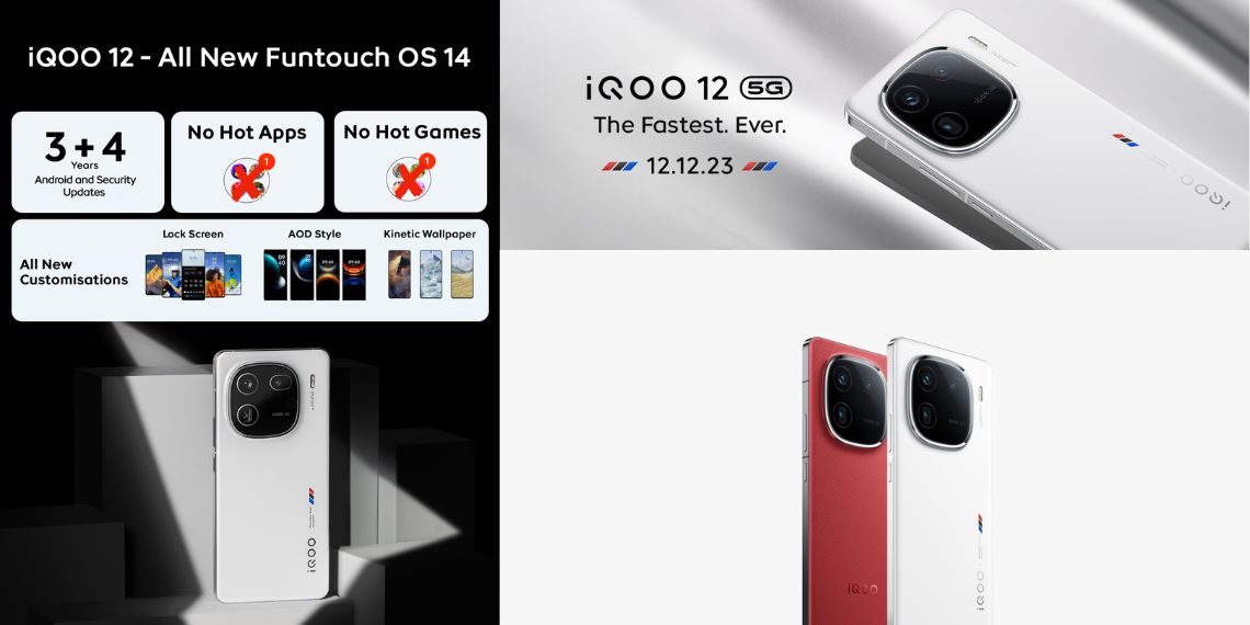 iQOO 12 - Snapdragon 8 Gen 3 Debut, Four Years of Updates, Clean Interface, Specs Revealed - Tech News - Updates - Gadgets - Before You Take