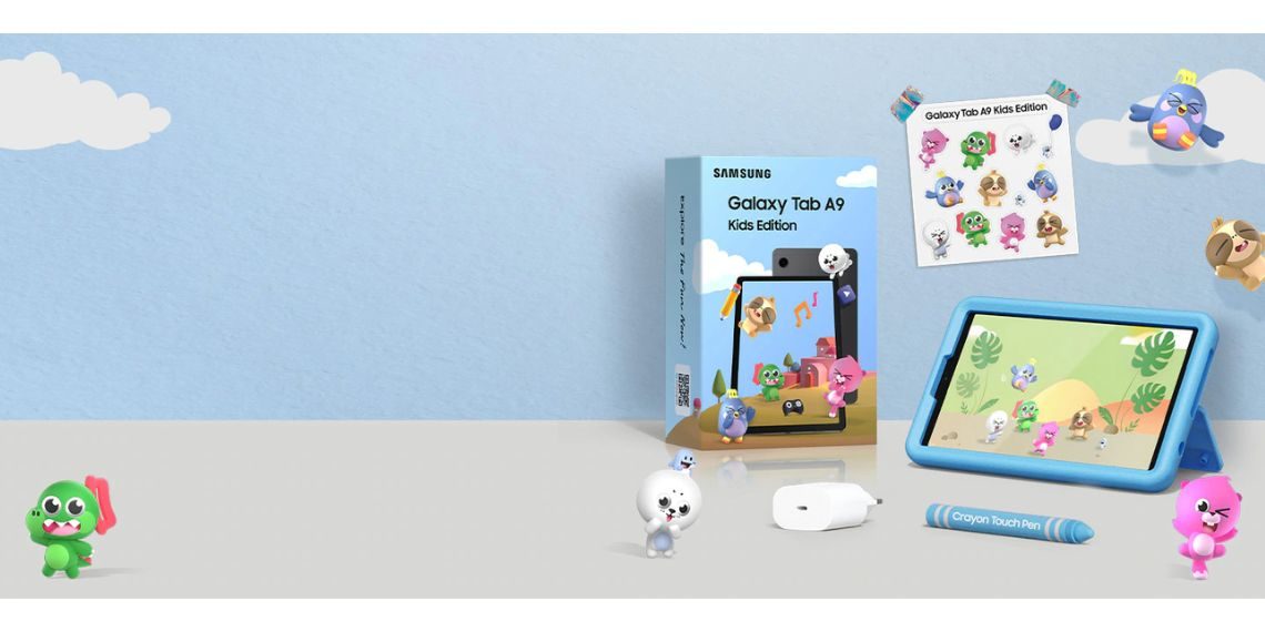 Newly Launched - Samsung Galaxy Tab A9 Kids Edition & A9+ Kids Edition Specs, Features, and Pricing Unveiled - Tech News - Updates - Before You Take