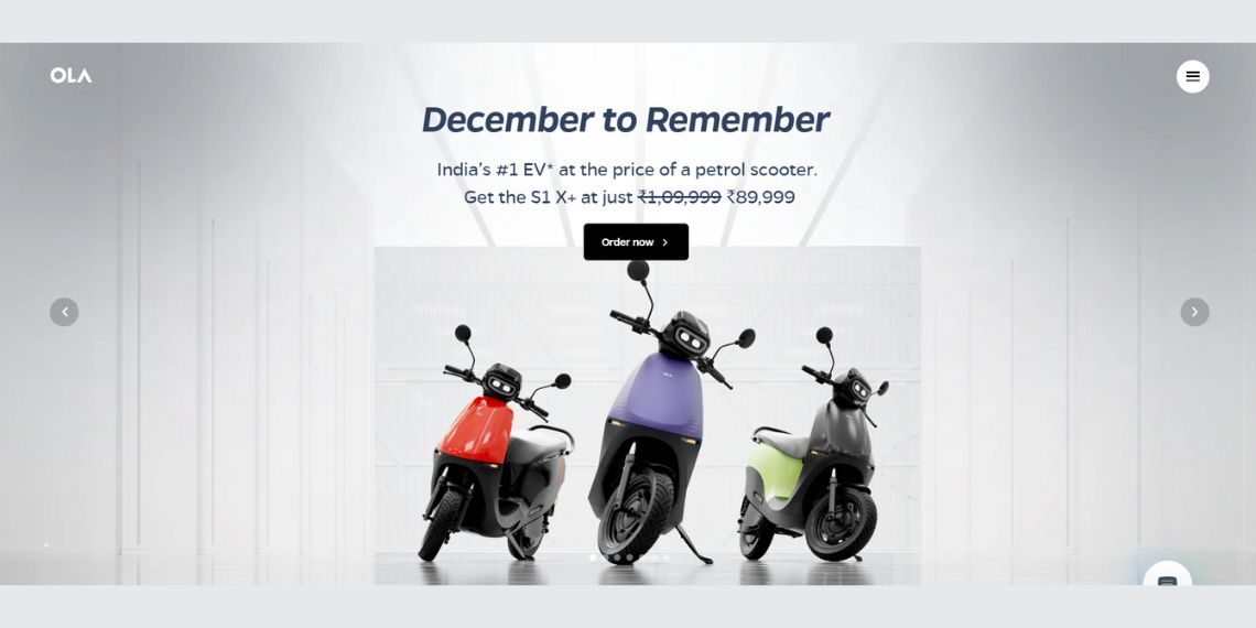 Ola Electric's 'December to Remember' Deal Rs 20,000 Off on Ola S1X+ E-Scooter Price - Electric Vehicles - Tech News - Updates - Before You Take
