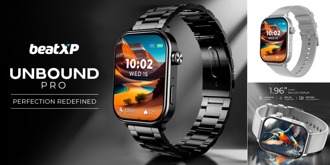 beatXP Unbound Pro Smartwatch Launched - Specs, Features, Pricing, and More Details Revealed - Tech News - Updates - Gadgets - Before You Take