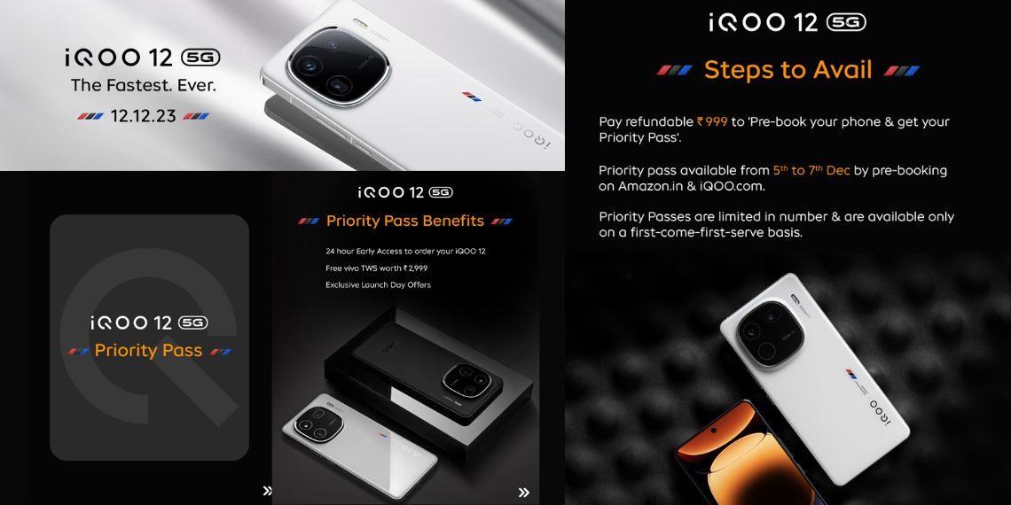 iQoo 12 Launch - Priority Pass Details, Early Access, and Exclusive Benefits Revealed! - Tech News - Updates - Gadgets - Mobile - Before You Take