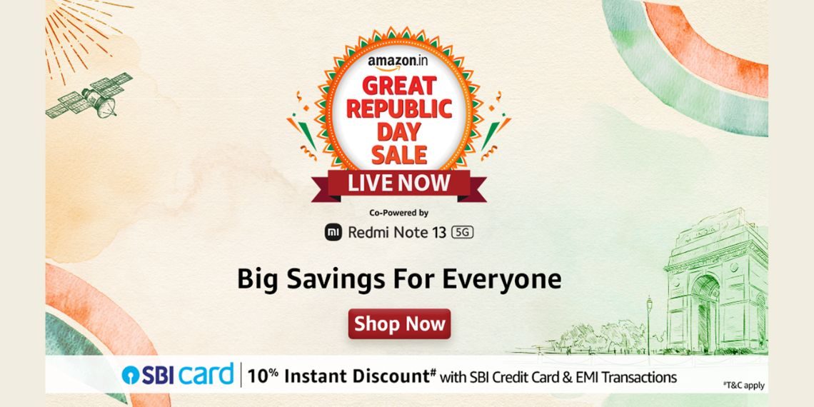 Amazon Great Republic Day Sale Kicks Off with Early Deals for Members – Non-Prime Access Opens at Noon! - Tech News - Updates - Offers - Before You Take