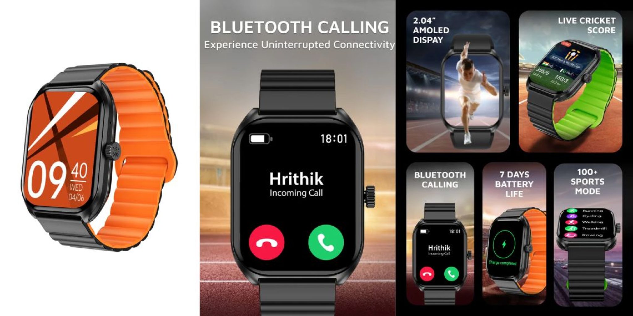 Cult Ace X1 Smartwatch Launched in India: Features 2.04-inch Display ...