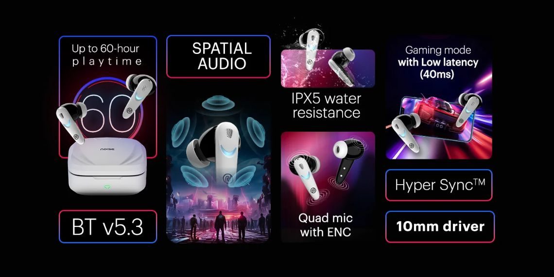 Noise Buds Combat X Launched - Gaming Spatial Audio, RGB Lights, 60 Hours Playtime - Specs, Pricing, and More - Tech News - Updates - Before You Take