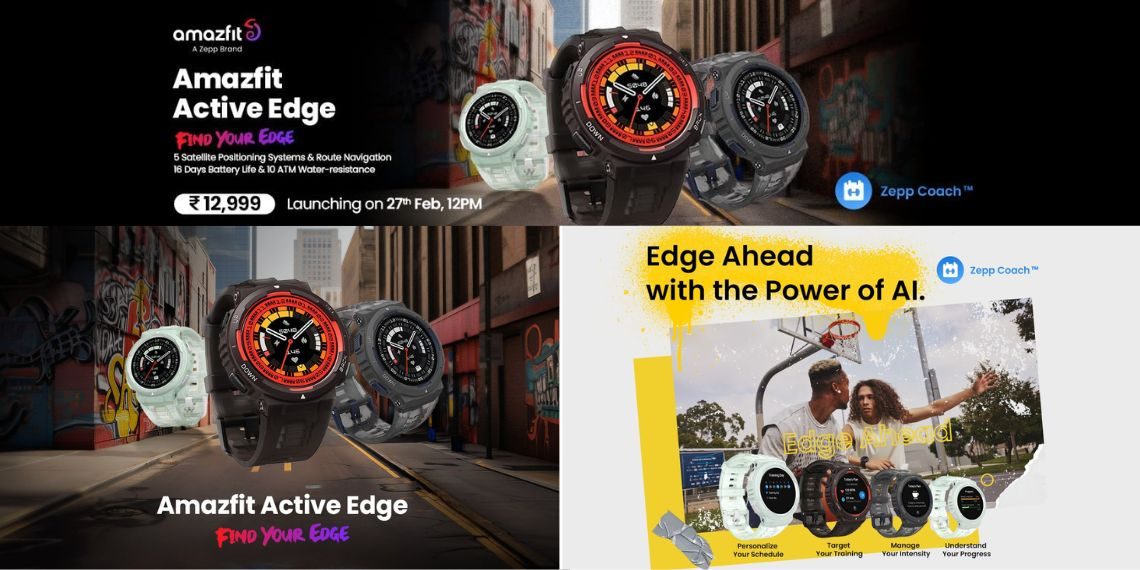 Amazfit Active Edge Launched in India - Rugged Design, Advanced Specs, Pricing, and More - Tech News - Updates - Gadgets - Before You Take