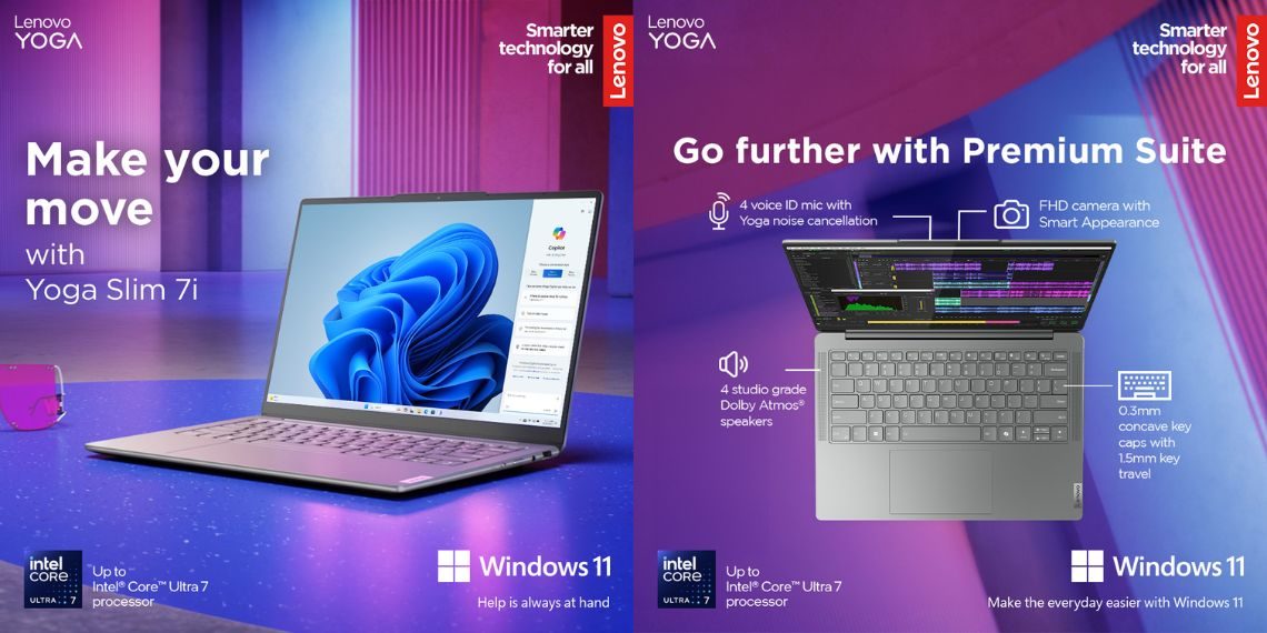 Lenovo Yoga Slim 7i Launched in India - Unveiling Specs, AI Features, and Pricing - A New Era in Laptop Innovation - Tech News - Updates - Before You Take