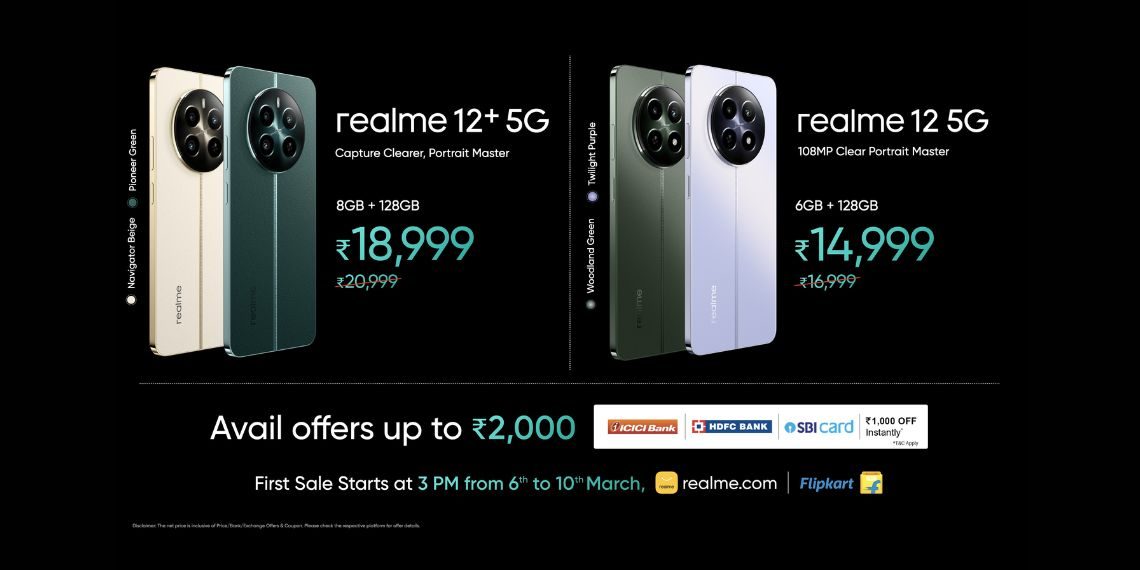 Realme 12+ and Realme 12 5G Launched in India - Specs, Features, Pricing, and More - Latest Tech News - Updates - Mobile - Gadgets - Before You Take