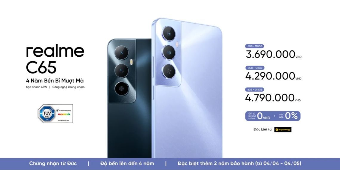 Realme C65 Launched in Vietnam Specs, Features, Pricing, and More Details Unveiled for the Latest C-Series Smartphone - Tech News - Updates - Mobile - Before You Take