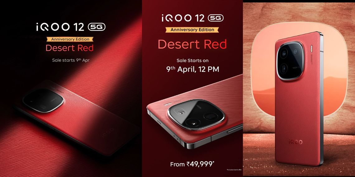 iQOO 12 Desert Red Launched in India - Specifications, Pricing, Availability, and Exclusive Offers - Tech News - Updates - Mobile - Before You Take