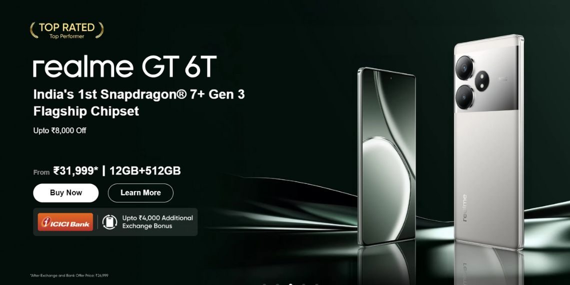 Realme GT 6 Launches in India Snapdragon 8s Gen 3 SoC, 120W SuperVOOC Charging, and 50MP Triple Camera Starting at Rs. 40,999 - Before You Take