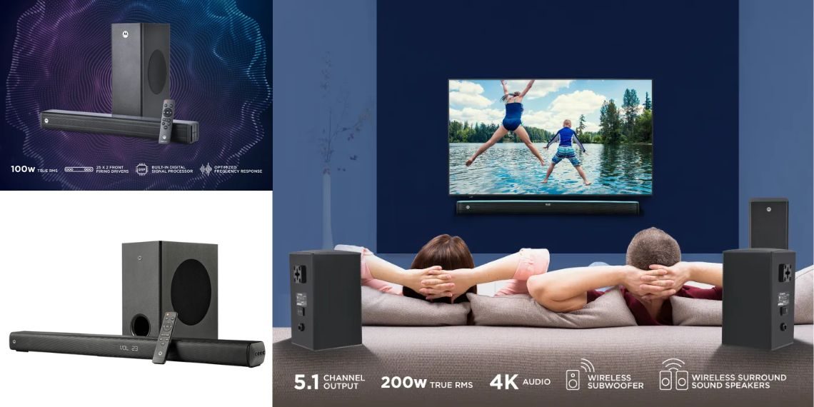 Motorola Launches AmphisoundX 600W Soundbar in India - Dolby Atmos, 3D Surround Sound, Pricing, and Availability - Tech News - Updates - Before You Take
