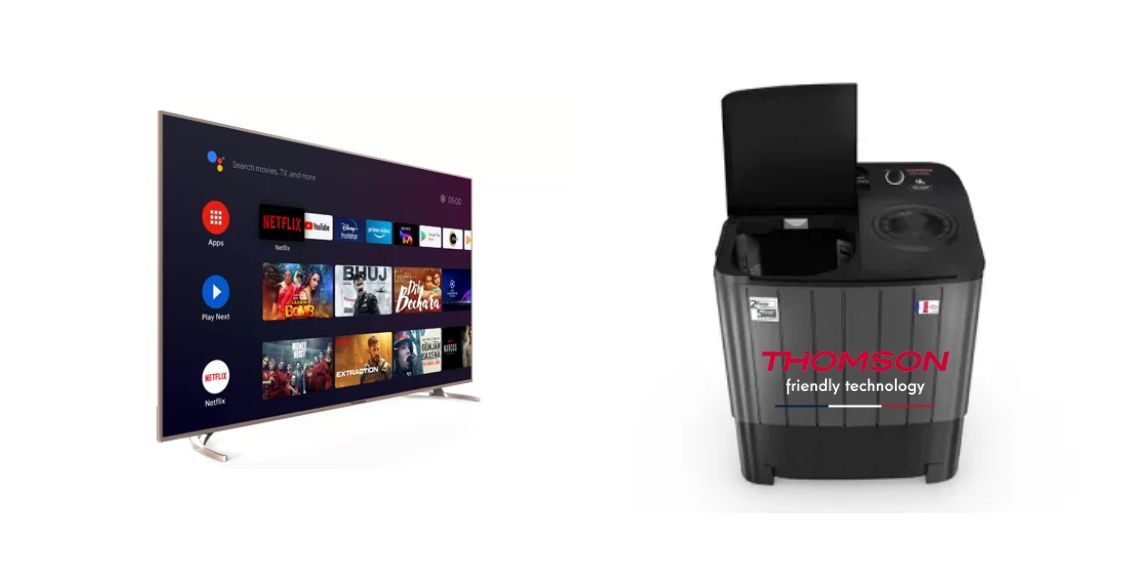 THOMSON QLED TVs and Washing Machines Launched in India - Specs, Pricing, and More Details - Tech News - Updates - Gadgets - Before You Take