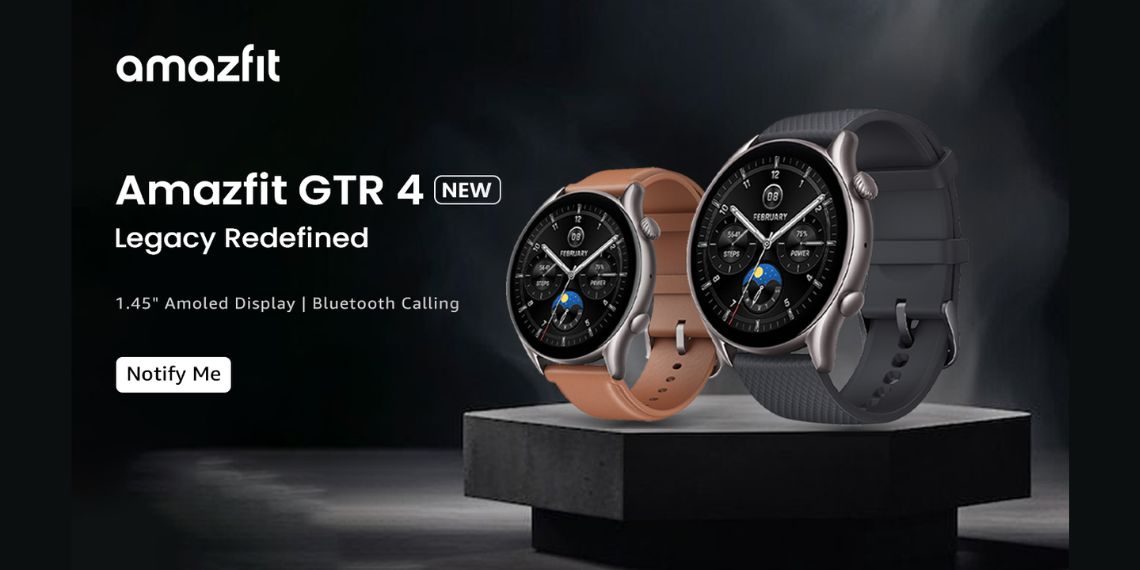 Amazfit GTR 4 New Version Teased with 1.45″ AMOLED Display, Zepp OS 2.0, Dual-Band GPS, and 14-Day Battery Life to Launch in India Soon - Before You Take
