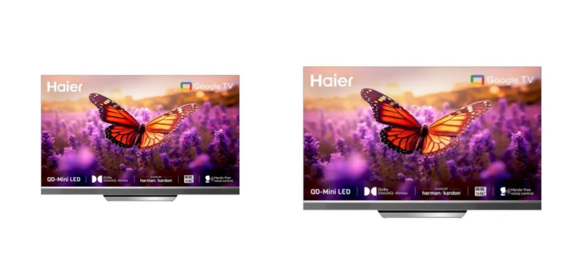 Haier M95E Series 65″ and 75″ 4K QD-Mini LED TVs Launched in India: Full Specs, Advanced Features, and Pricing Details
