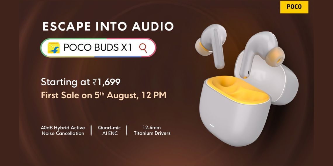 POCO Buds X1 Launched in India with Hybrid ANC, AI ENC, and Long Battery Life - Price and Detailed Specifications - Tech News - Updates - Before You Take