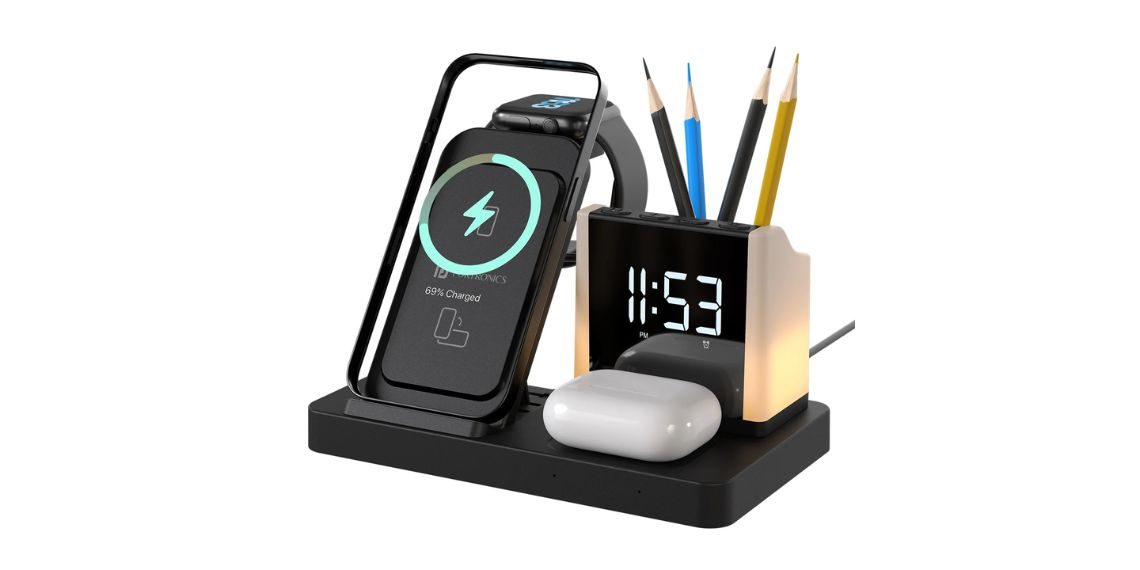 Portronics HexaCharge 6-in-1 Wireless Charging Station with 15W Fast Charging, LED Lamp, and Digital Alarm Clock Launched in India at Rs 2,249 - Before You Take