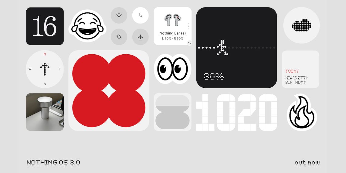 Nothing OS 3.0 Based on Android 15 Rolling Out to Phone 2 & 2a: New ...
