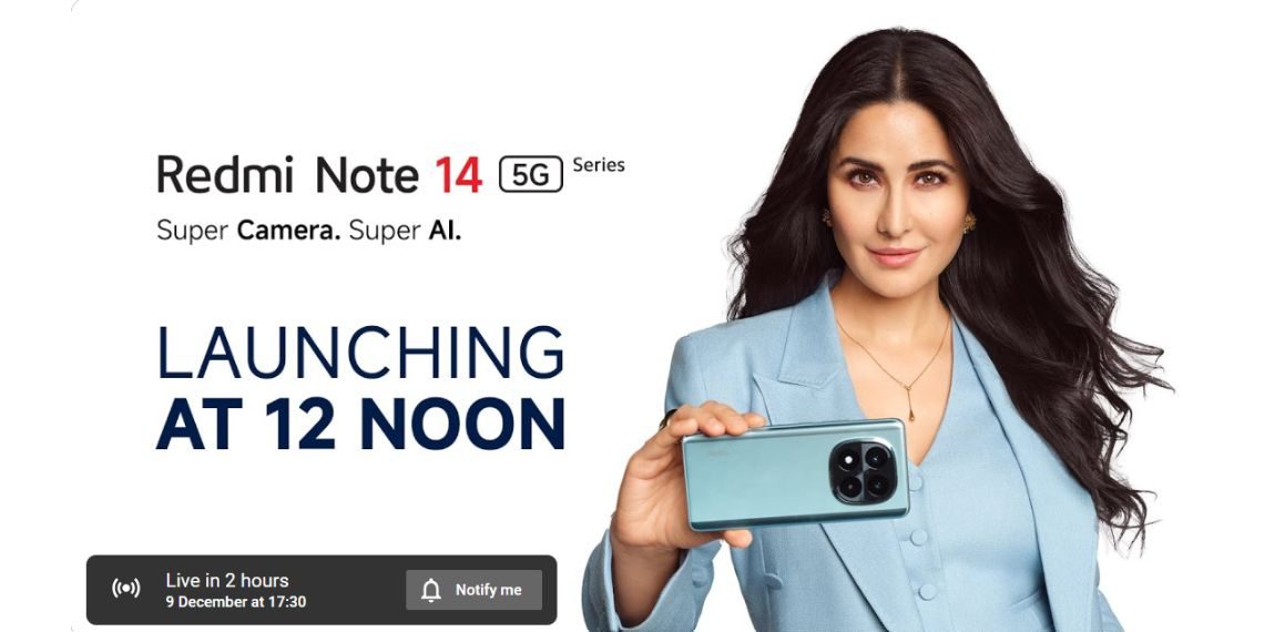 Redmi Note 14 Series Launching Today at 12 PM Live Stream, Pricing Expectations, and Key Features Tech News Updates - Before You Take